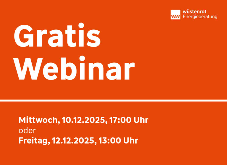 Kostenloses Webinar: So profitieren Sie von einer energetischen Sanierung